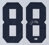 Jake Butt Signed White Michigan Wolverines Jersey (Beckett COA) Starting T.E.