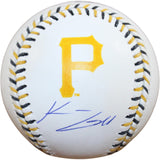 Konner Griffin Autographed Pittsburgh Pirates Stitch Baseball Fanatics 58307