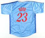Dennis "Oil Can" Boyd Signed Expos Jersey (Beckett) Montreal Pitcher 1990-1991