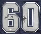 Dallas Cowboys Randy White & Drew Pearson Signed #60 / Hall of Fame Jersey (JSA)