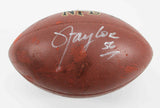 Lawrence Taylor Signed Wilson NFL Football (JSA COA) New York Giants HOF L.B.