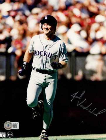 John Vander Wal Autographed Colorado Rockies 8x10 Photo Beckett 50390