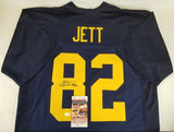 James Jett Signed West Virginia Mountaineers Jersey (JSA Witness COA) Raiders WR