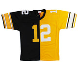 Terry Bradshaw Signed Pittsburgh Steelers Mitchell & Ness Split NFL Jersey
