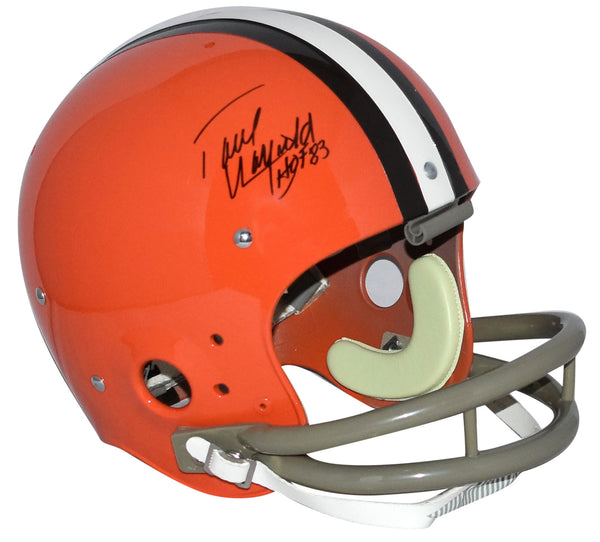 PAUL WARFIELD SIGNED CLEVELAND BROWNS FULL SIZE THROWBACK TK HELMET TRISTAR