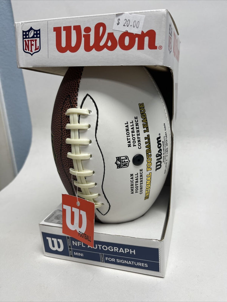 Wilson Mini NFL Autograph For Signatures Football – Super Sports Center