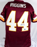 John Riggins Autographed Maroon Pro Style Jersey- Beckett W Hologram *Black