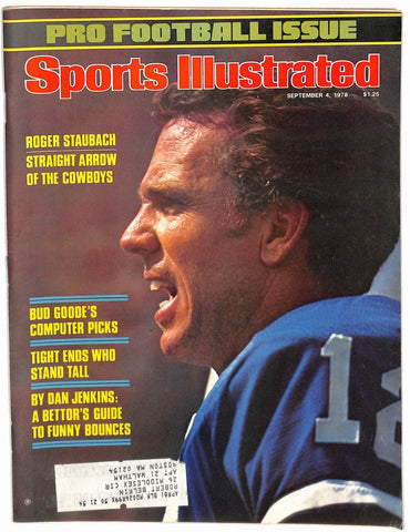 September 4, 1978 Roger Staubach HOF Dallas Cowboys Sports Illustrated 181683