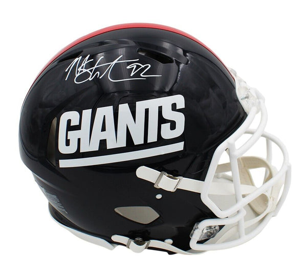 Michael Strahan Signed New York Giants Speed Authentic TB 1981-1999 NFL Helmet