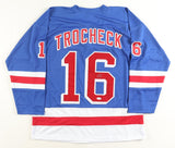 Vincent Trocheck Signed New York Rangers Home Jersey (JSA) 2024 All Star Center