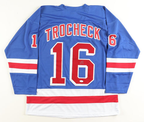 Vincent Trocheck Signed New York Rangers Home Jersey (JSA) 2024 All Star Center