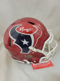 NICO COLLINS SIGNED HOUSTON TEXANS FLASH SPEED AUTHENTIC HELMET BECKETT QR