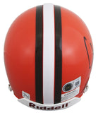 Browns Jim Brown Authentic Signed Vintage Rep Mini Helmet BAS #AG010060