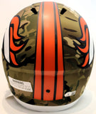 John Elway Replica Camo Helmet Beckett COA