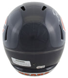 Bears Roquan Smith Authentic Signed Full Size Speed Rep Helmet BAS Witnessed