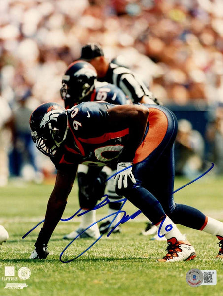 Neil Smith Autographed/Signed Denver Broncos 8x10 Photo Beckett 50371