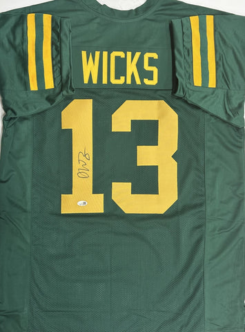 DONTAYVION WICKS Signed Custom Replica Retro TB Jersey - Green Bay Packers - JSA