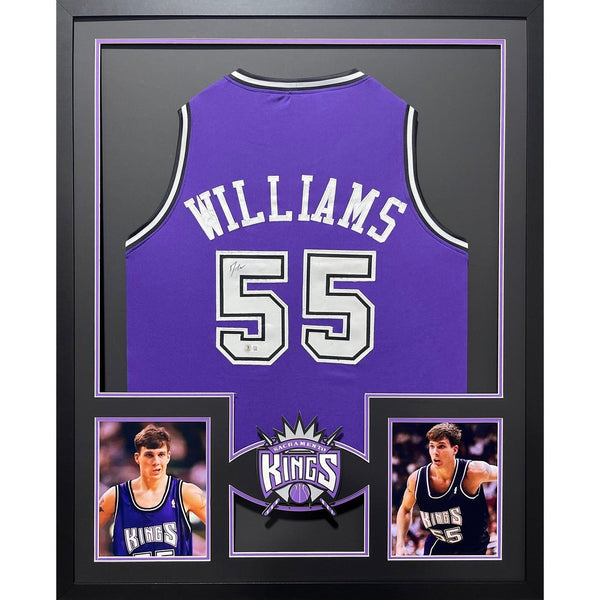 Jason Williams Autographed Signed Framed Sacramento Kings Jersey BECKETT
