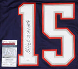 Chris Hogan Signed New England Patriots Jersey Inscribed 2X SB CHAMP (JSA COA)
