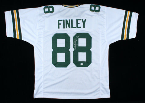 Jermichael Finley Signed Green Bay Packers Jersey Inscribed "Go Pack!" (JSA COA)