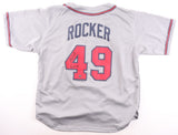 John Rocker Signed Atlanta Braves Road Jersey Inscribed "F*** N.Y" (Wilder Side)