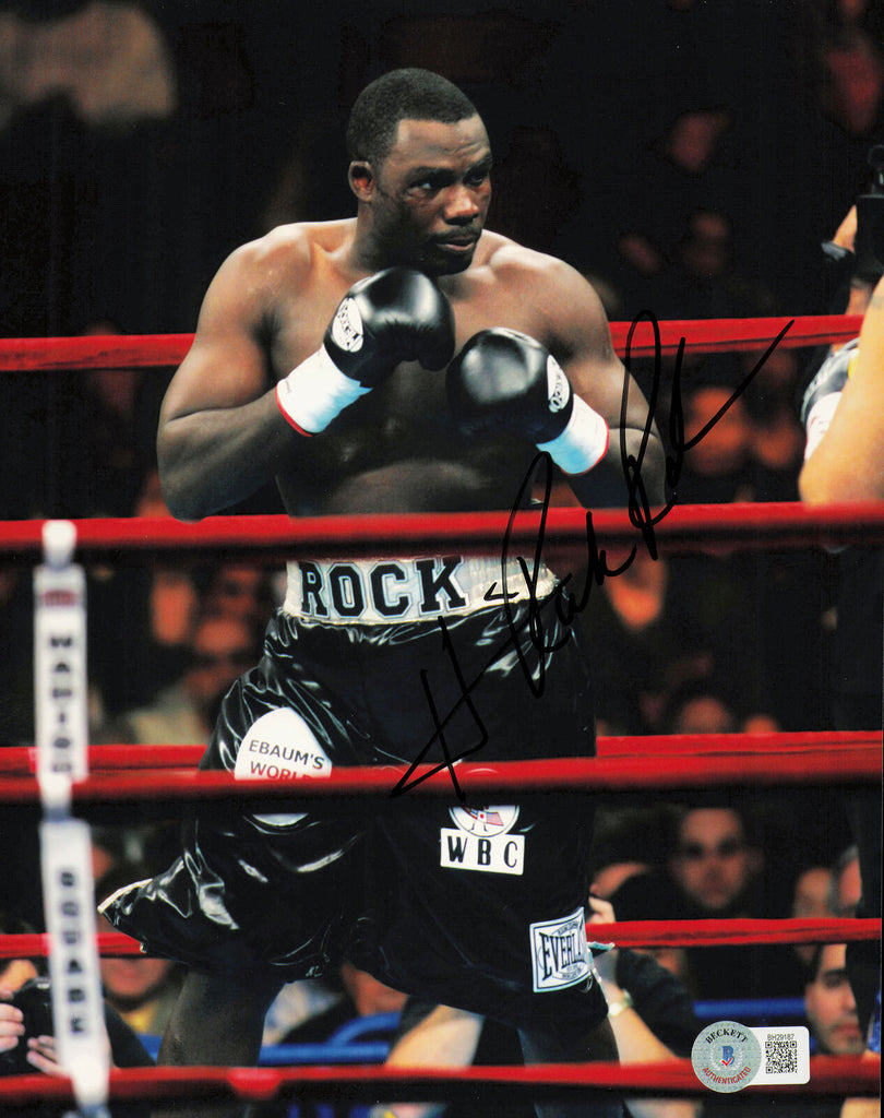Hasim Rkr Hasim Rock Rahman Autographed Signed 8x10 Photo Beckett BAS QR #BH2918 ...