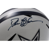 Deion Sanders Autographed Dallas Cowboys F/S 22 Alt Helmet Beckett Witness 55195