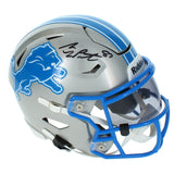 Sam LaPorta Autographed Detroit Lions Speedflex Midi Helmet Beckett Witnessed
