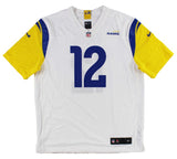 Puka Nacua Signed Los Angeles Rams Nike Game White NFL Jersey