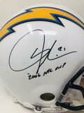 LADAINIAN TOMLINSON Autographed "2006 NFL MVP" Authentic Helmet GTSM LE 1/21