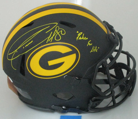 Packers DONALD DRIVER Signed Full Size ECLIPSE Auth Speed Helmet AUTOw/ scrt JSA