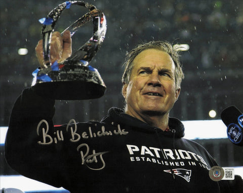 Bill Belichick Autographed Signed 8x10 Photo Patriots "Pats" Beckett QR #AC76070
