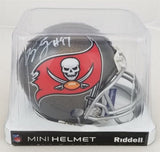 Vinny Curry Signed Tampa Bay Buccaneers Mini Helmet (PSA/DNA COA)