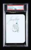 Gary Player Signed Augusta National Golf Club Score Card (PSA Encapsulated)
