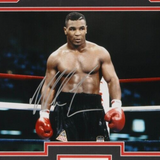 Mike Tyson Signed 18x22 Framed / Matted Photo (Tyson Hol0) Heavy Weight Champ