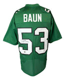 Zack Baun Signed Philadelphia Eagles Jersey (Beckett) Super Bowl LIX Champion LB