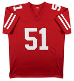 Ken Norton Jr Signed San Francisco 49ers Jersey (Beckett) 3xSuper Bowl Champ/ LB