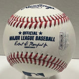 Rangers IVAN RODRIGUEZ Signed Official MLB Baseball #2 AUTO w/ "Pudge" - JSA