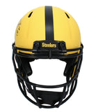 Jaylen Warren Autographed Steelers 'RAVE' Authentic Speed Helmet Beckett