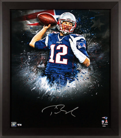 Patriots Tom Brady Authentic Signed Framed 20x24 "In Focus" Photo Fanatics