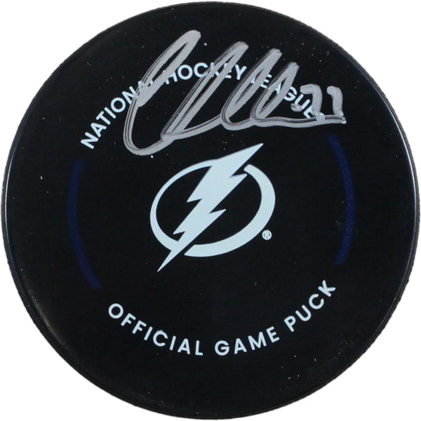 Victor Hedman Autographed Tampa Bay Lightning Official Puck Fanatics 53820