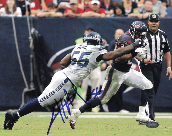 Cliff Avril Autographed Signed 8x10 Photo Seattle Seahawks MCS Holo #63103