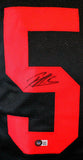 Patrick Willis Autographed Black Pro Style Jersey- Beckett W Hologram *Black