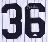 Carlos Beltran Signed New York Yankees Pinstriped Majestic Jersey (JSA COA)
