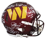 Washington (11) Green, Riggins, Williams +8 Signed F/S Speed Proline Helmet BAS