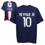 Neymar Jr Signed PSG Home Soccer Jersey #10 with Beckett COA