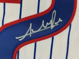 Addison Russell Signed Pinstriped Chicago Cubs Jersey (JSA COA) 2016 All Star