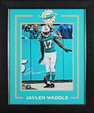Dolphins Jaylen Waddle Authentic Signed 11x14 Vertical Framed Photo Fanatics