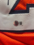 Aqib Talib Autographed Broncos Orange Jersey Inscribed "SB 50 Champs" BAS COA