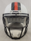 MYLES GARRETT SIGNED CLEVELAND BROWNS F/S ALTERNATE SPEED REP HELMET BECKETT QR